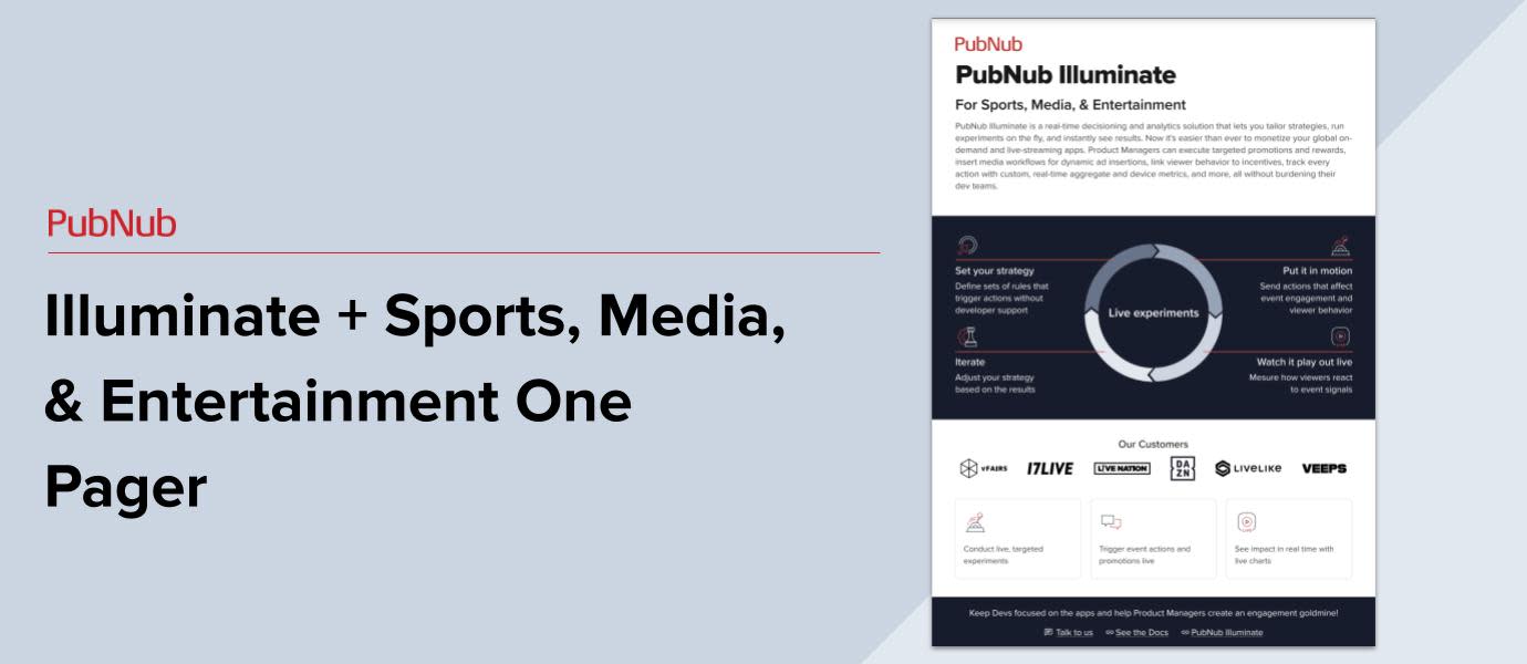 Illuminate for Sports, Media, & Entertainment