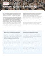PubNub for Optimizing Live Audience Experiences Gain unprecedented visibility and knowledge of audience behavior to proactively deliver differentiated experiences that transform engagement, monetization, and retention.