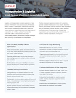 Transpo & Logistics Solution Brief Image PubNub empowers logistics providers with a real-time, globally scalable infrastructure to track assets, streamline delivery, and elevate customer experience.