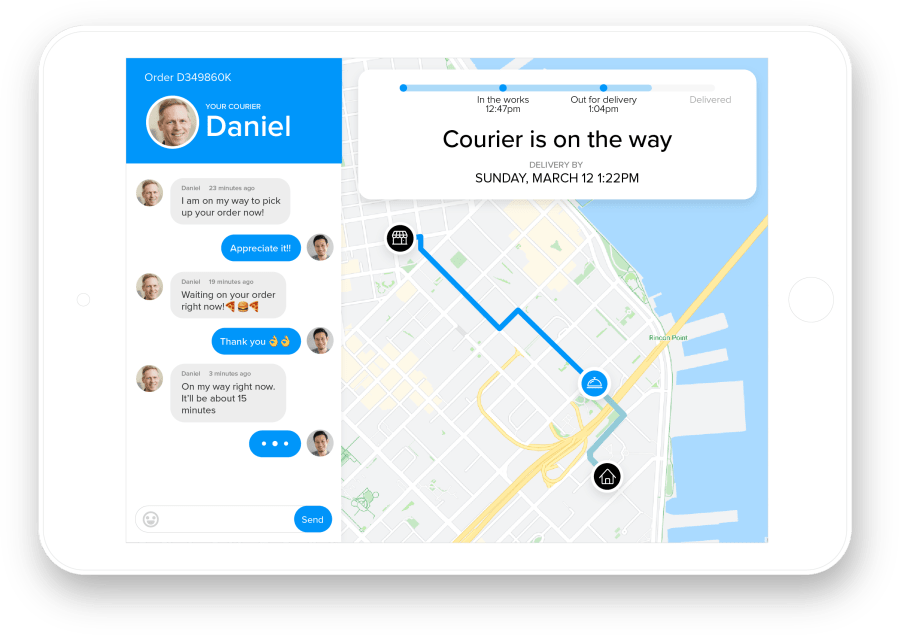 Chat Developer Path App image is showing the chat developer path