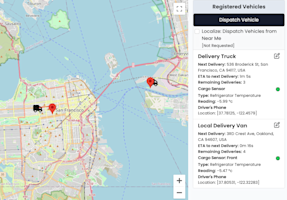Transport and Logistics Demo screenshot